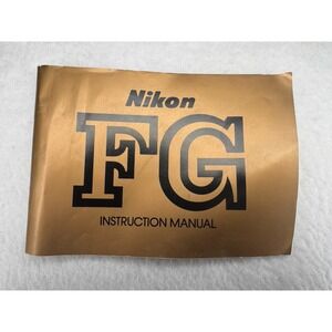 NIKON FG  INSTRUCTION User Manual